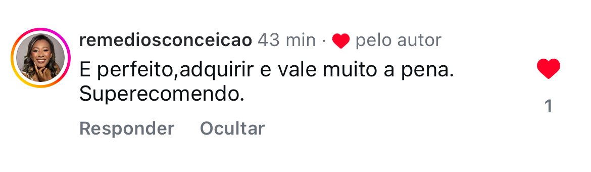 Comentário Instagram