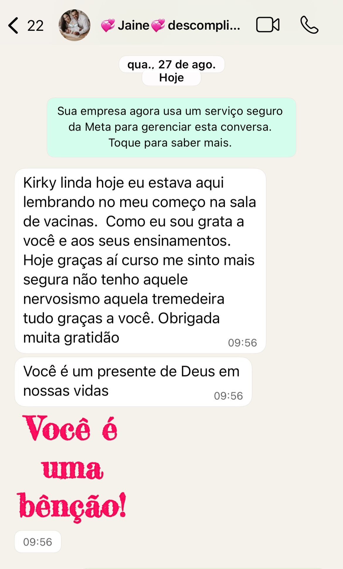 Depoimento WhatsApp 3